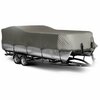 Eevelle Boat Cover PONTOON Rails w/ Outboard 19ft 6in L 102in W Charcoal SFPONBP19102B-CHL